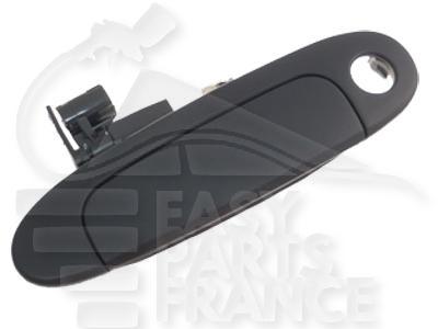 POIGNEE DE PTE EXT AVG NOIRE A/TROU BARILLET Pour TOYOTA YARIS - TY230 07/99→04/03