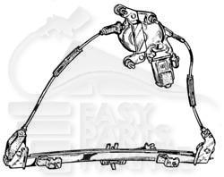 LEVE VITRE AVD ELECT 2 PTES Pour FIAT PALIO - FT140 04/97→04/01