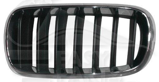 GRILLE DE CALANDRE G CHROMEE/NOIRE Pour BMW X5 F15 - BM172 09/13→08/18