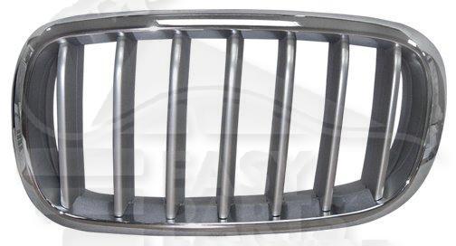 GRILLE DE CALANDRE G CHROMEE/TITANIUM Pour BMW X5 F15 - BM172 09/13→08/18