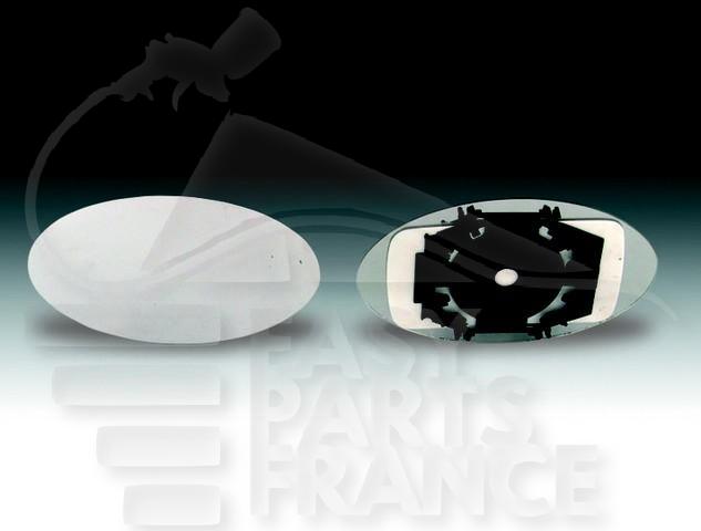 GLACE DE RETRO D - G +/- CHAUF CONVEX Pour MINI MINI R50/R53 - MN020 04/01→06/04