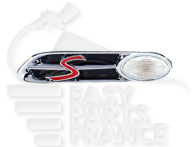 FEU D' AILE AVD/AVG BL Pour MINI MINI R50/R53 - MN021 07/04→10/06