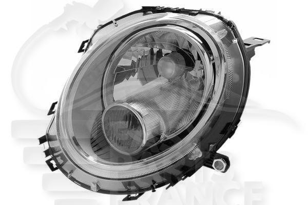 OPT G H4 ELECT A/MOTEUR - F/CHROME - FEU BL Pour MINI MINI R56 - MN024 11/06→12/10