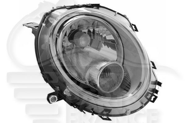 OPT D H4 ELECT A/MOTEUR - F/CHROME - FEU BL Pour MINI MINI R56/R57 - MN026 01/11→12/14