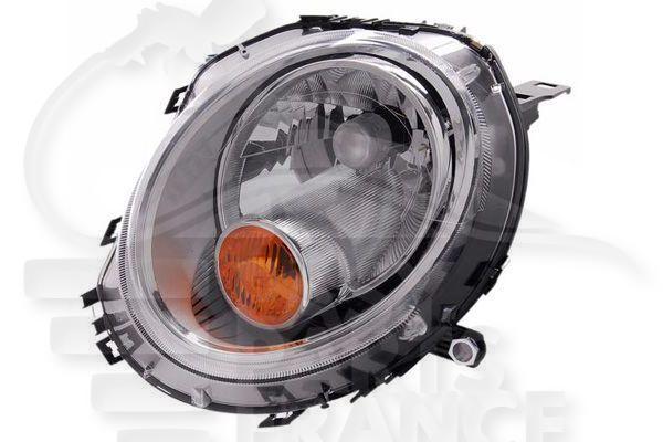 OPT G H4 ELECT A/MOTEUR - F/CHROME FEU OR Pour MINI MINI ONE R56/R57 - MN026 01/11→12/14