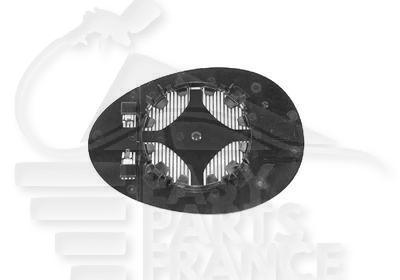 GLACE DE RETRO G CHAUF ASPHERIQUE Pour MINI MINI R56/R57 - MN026 01/11→12/14