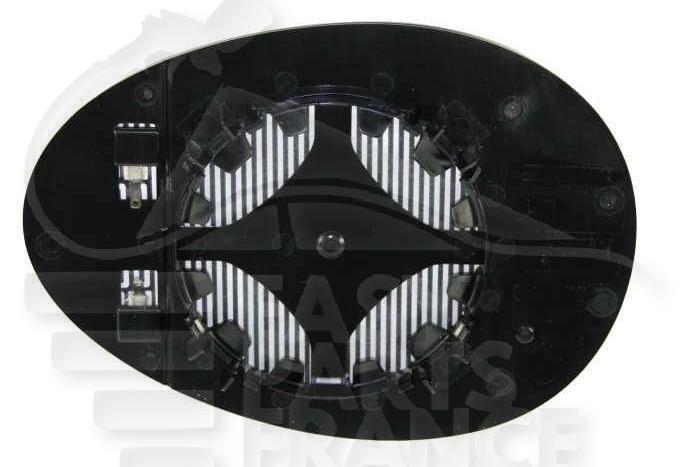 GLACE DE RETRO D CHAUF ASPHERIQUE Pour MINI CLUBMAN R55 - MN029 01/07→05/14