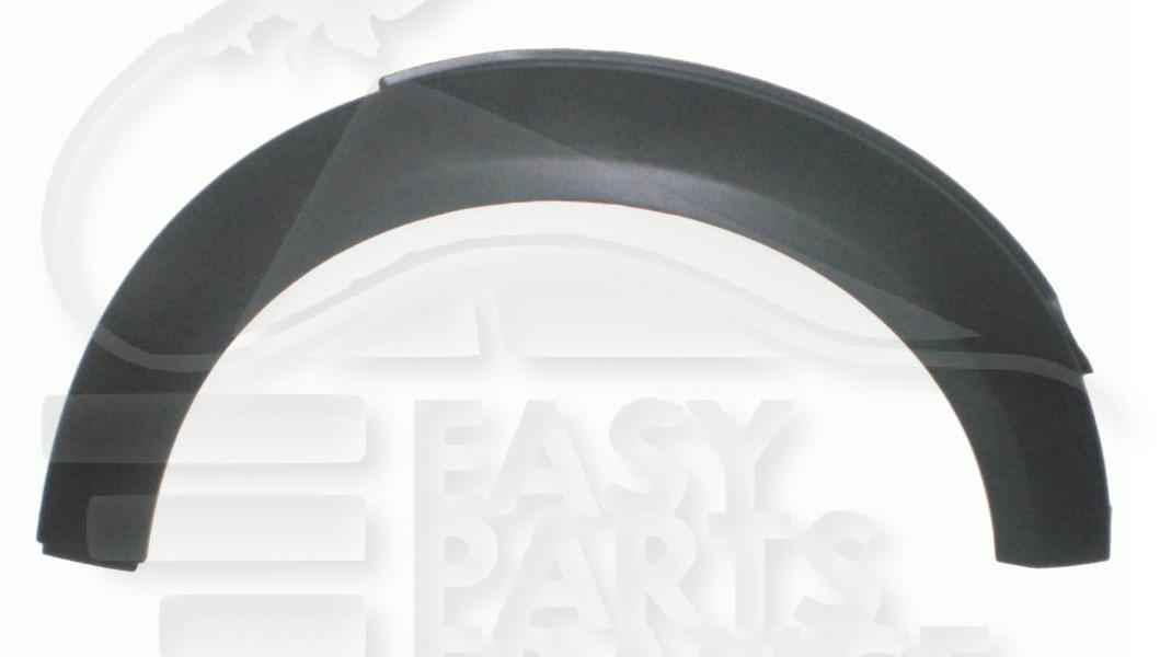 ELARGISSEUR AILE AVD NOIR Pour MINI CLUBMAN R55 - MN029 01/07→05/14