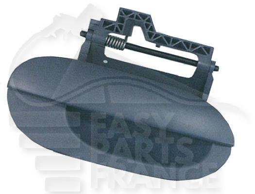 POIGNEE DE PTE EXT ARG NOIRE A/TROU BARILLET Pour BMW S5 E39 - BM090 11/95→08/00