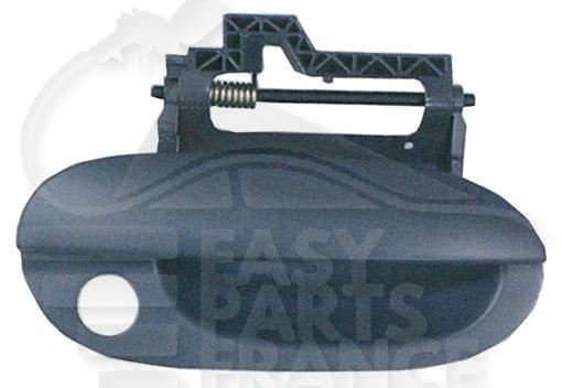 POIGNEE DE PTE EXT AVD NOIRE A/TROU BARILLET Pour BMW S5 E39 - BM091 09/00→