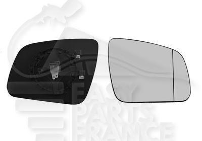 GLACE DE RETRO D CHAUF ASPHERIQUE →12/09 Pour MERCEDES CLASSE E - COUPE/CABRIO - C207/A207 - ME092 05/09→