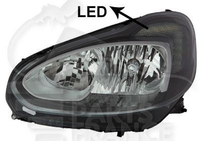 OPT G H7+H7 ELECT A/MOTEUR LED Pour OPEL ADAM - OP001 09/12→