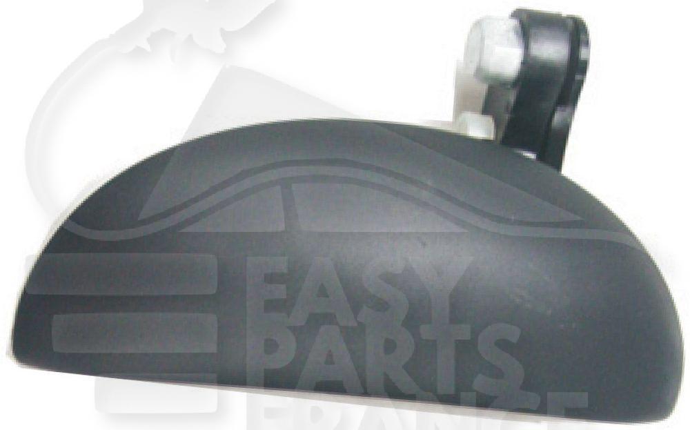 POIGNEE DE PORTE EXT AVG A PEINDRE Pour PEUGEOT 107 - PG020 04/05→03/09