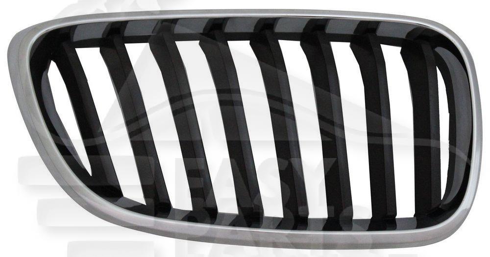 GRILLE DE CALANDRE D CHROMEE/NOIRE Pour BMW S2 F22/F23 - BM240 07/13→