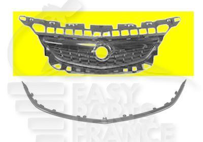 GRILLE DE CALANDRE Pour OPEL ASTRA J - OP037 12/09→08/12