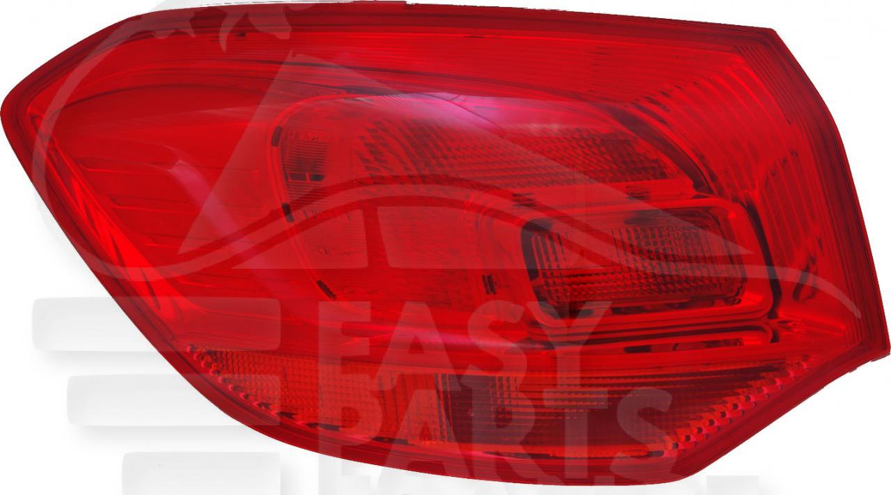 FEU ARG EXT ROUGE mod BREAK Pour OPEL ASTRA J - OP039 09/12→07/15