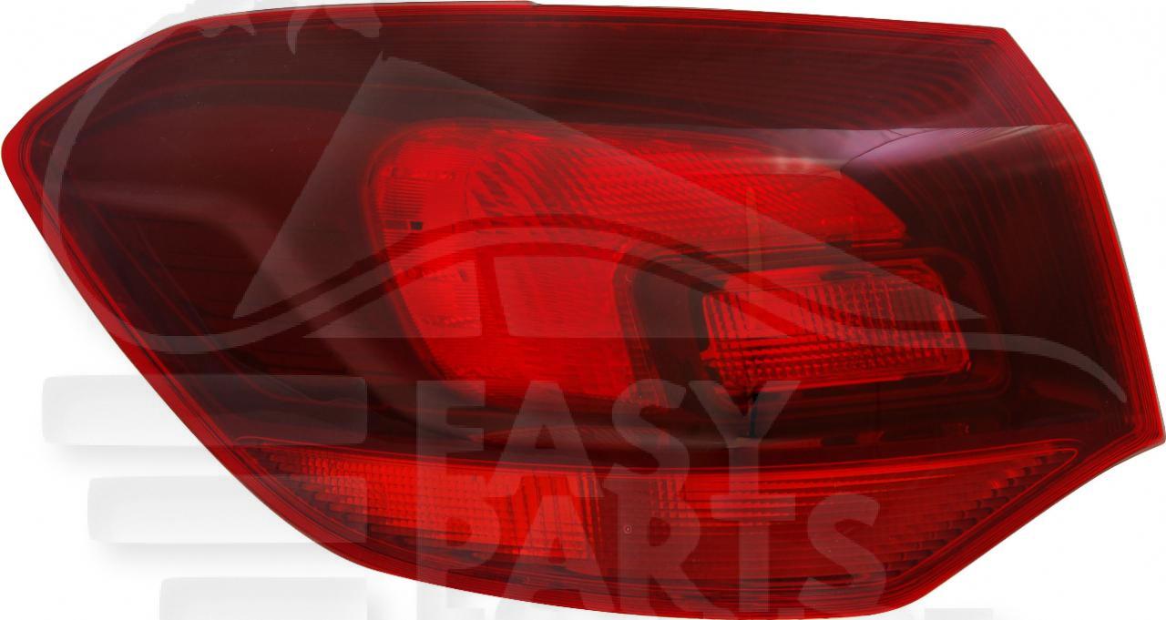 FEU ARG EXT FUME mod BREAK Pour OPEL ASTRA J - OP039 09/12→07/15