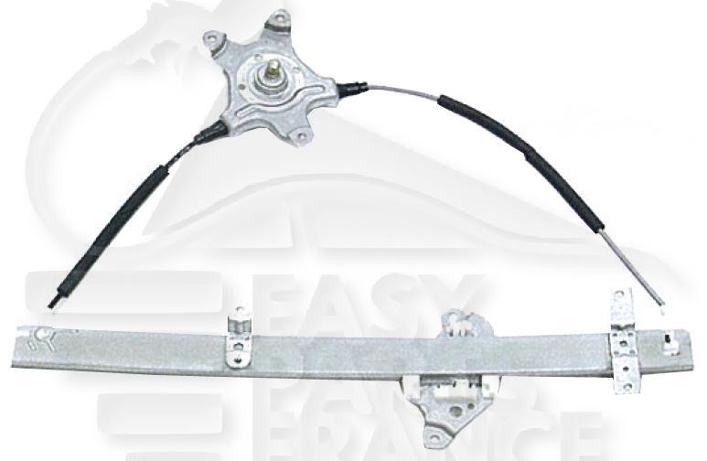 LEVE VITRE AVG MANUEL 2/4 PTES Pour NISSAN NAVARA TYPE D22 - NS072 01/98→12/01