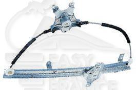 MECANISME DE LEVE VITRE ELECT AVD 2/4 PTES Pour NISSAN NAVARA TYPE D22 - NS072 01/98→12/01