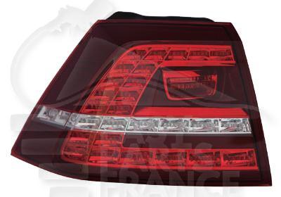 FEU ARG EXT LED Pour VOLKSWAGEN GOLF 7 GTI - VO062 03/13→12/16