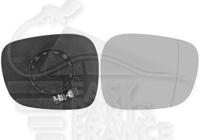 GLACE DE RETRO G ASPHERIQUE CHAUF Pour BMW X1 E84 M-TECH - BM141 07/09→06/12