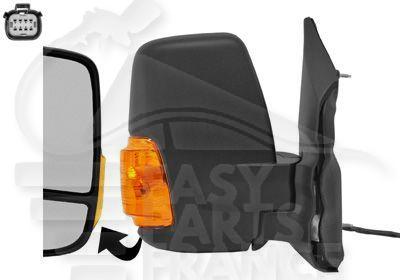 RETRO D ELECT CHAUF A/FEU ORANGE RAB ELECT BRAS COURT Pour FORD TRANSIT MK8 - FD196 03/14→08/19