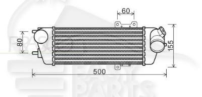 ECHANGEUR 1.6/2.0 CRDIF Pour HYUNDAI I-30 - HY251 07/10→04/12