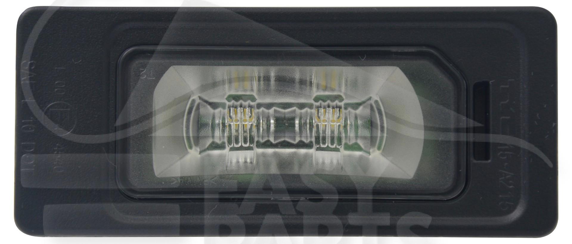 FEU DE PLAQUE ARD/ARG LED Pour AUDI Q3 (8U) - AD120 01/11→06/14