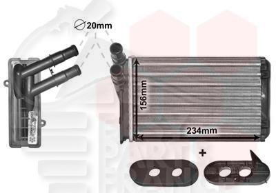 RADIA DE CHAUF TT TYPES - 235 X 157 X 40 Pour AUDI A3 3/5 PTES - AD041 09/00→08/03