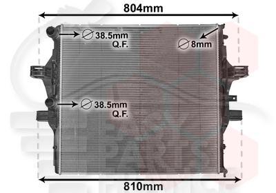 RADIA 2.3 D - 640 X 604 X 38 Pour IVECO DAILY - IV017 06/14→10/19