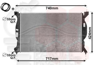 RADIA 2.0 ESS - BM - 630 X 408 X 27 Pour AUDI A6 - AD091 05/97→05/01