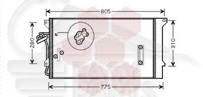 CONDENSEUR TT TYPES 700 X 390 X 16 Pour AUDI Q7 - AD141 07/09→05/15