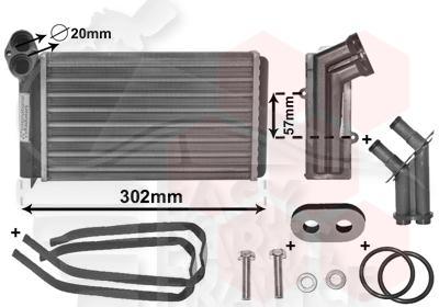 RADIA DE CHAUF TT TYPES 265 X 152 X 42 Pour FORD GALAXY - FD080 07/95→06/00