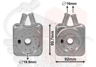 RADIA HUILE 1.6 tdi - 90 X 90 X 54 Pour SEAT LEON - SE081 09/05→03/09