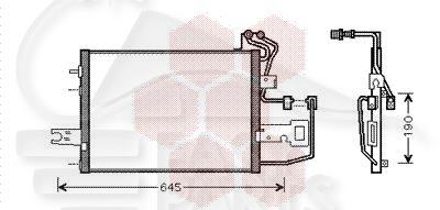 CONDENSEUR TT TYPES 471 X 325 X 20 Pour SKODA FELICIA - SK031 07/98→
