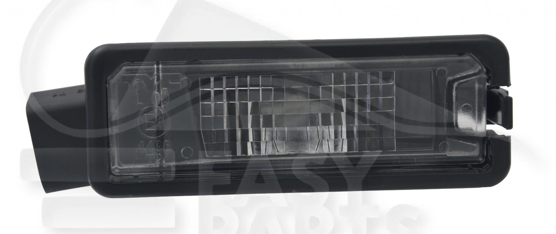 FEU DE PLAQUE ARD/ARD Pour VOLKSWAGEN SCIROCCO - VO150 01/08→01/14