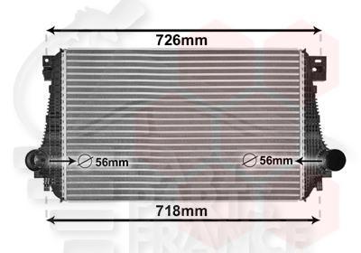 ECHANGEUR 2.0 TSI - 2.0 TDI/BITDI 617 X 404 X 31 Pour VOLKSWAGEN AMAROK - VO010 02/10→05/12