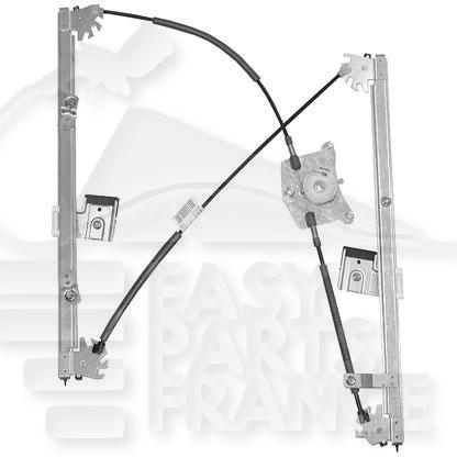 MECANISME DE LEVE VITRE AVG ELECT Pour VOLKSWAGEN CADDY - VO222 10/10→04/15