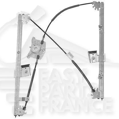 MECANISME DE LEVE VITRE AVD ELECT Pour VOLKSWAGEN CADDY CARGO/VAN - VO223 05/15→08/20