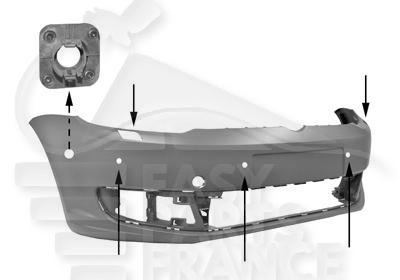 PC AV A PEINDRE A/LAVE PHARE A/PACKONTROL A/PARK ASS - MULTISPACE Pour VOLKSWAGEN CADDY - VO222 10/10→04/15