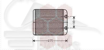 RADIA DE CHAUF TT TYPES S/CLIM AR - 215 X 194 X 34 Pour VOLKSWAGEN TOUAREG - VO181 01/07→12/10
