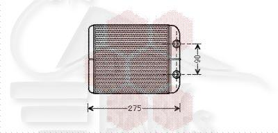 RADIA DE CHAUF TT TYPES S/CLIM AR - 215 X 194 X 34 Pour VOLKSWAGEN TOUAREG - VO182 01/11→07/14