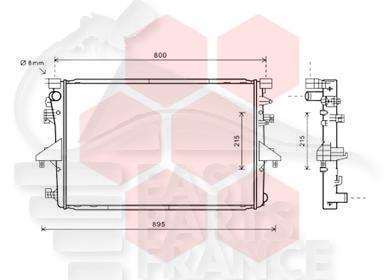 RADIA 2.0 TSI - 2.0 TDI/BITDI 710 X 469 X 28 P Pour VOLKSWAGEN TRANSPORTER T5 - VO204 11/09→