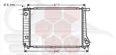 RADIA 318 TDS +/- CLIM 550 x 330 x 42 Pour BMW S3 E36 4 PTES - BM031 09/96→06/98