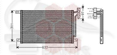 CONDENSEUR DIES TT TYPES 520 X 314 X 16 Pour BMW S3 E46 4 PTES / BREAK - BM040 07/98→08/01