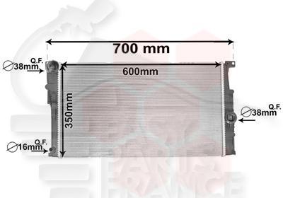 RADIA 325D HOT CLIMATES - 330D XDRIVE BA 600 X 350 X 34 Pour BMW S3 F30/F31 LCI - BM072 08/15→10/18