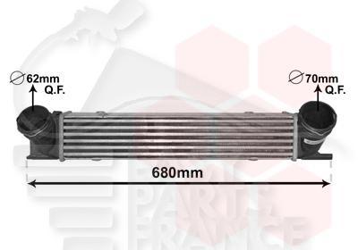 ECHANGEUR 20/23 D 2.0DI XDRIVE 508 X 106 X 97 Pour BMW X1 E84 - M TECH - BM141 07/09→06/12