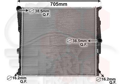 RADIATEUR 28I MOT N52 B30 A Pour BMW X3 F25 LCI - BM113 04/14→