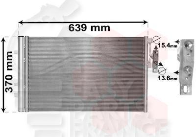 CONDENSEUR TT TYPES 587 X 383 X 16 Pour BMW X4 -F26 - BM230 04/14→