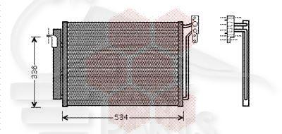 CONDENSEUR TT TYPES 490 X 392 X 16 Pour BMW X5 E53 - BM161 12/03→02/07